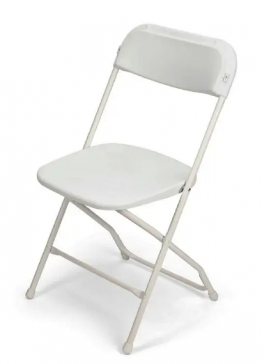 White Metal Chair