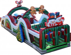 35 Ft long Christmas Obstacle