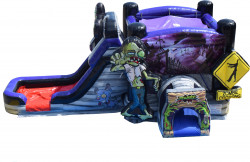 Zombie Bounce House Slide (Wet or Dry)